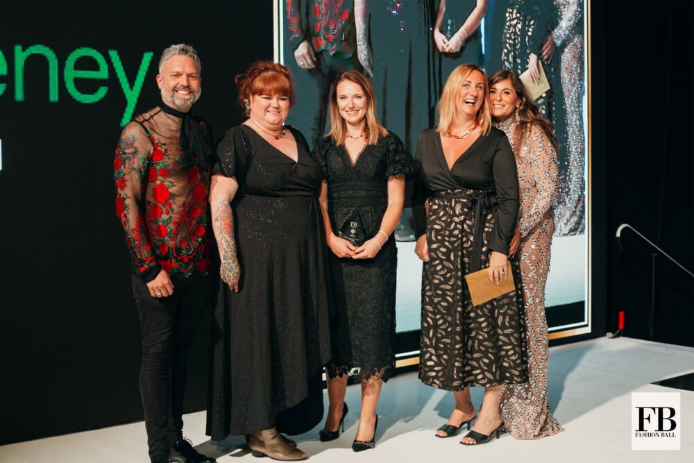 Ann-Marie Keighley collecting the Marketing award